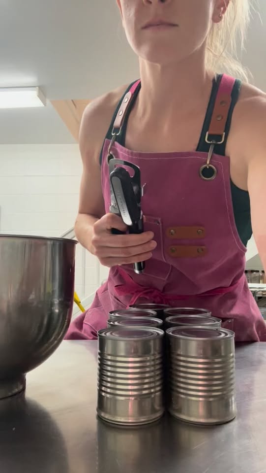 Stephanie at work in the Sweet Enchantments bakery kitchen